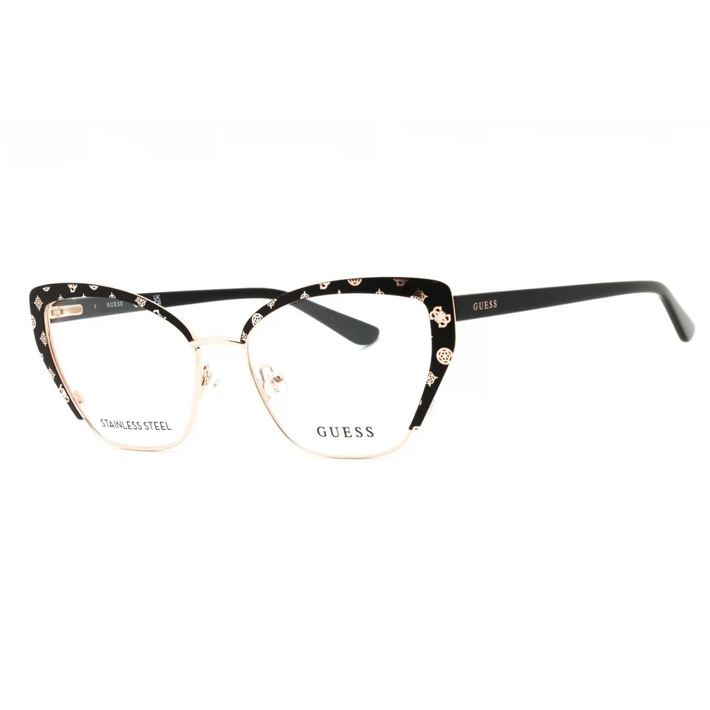 NWT Guess GU50122 Black Cat Eye 54mm Eyeglasses